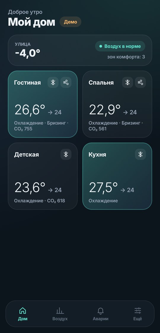 Приложение KlimTau: дом